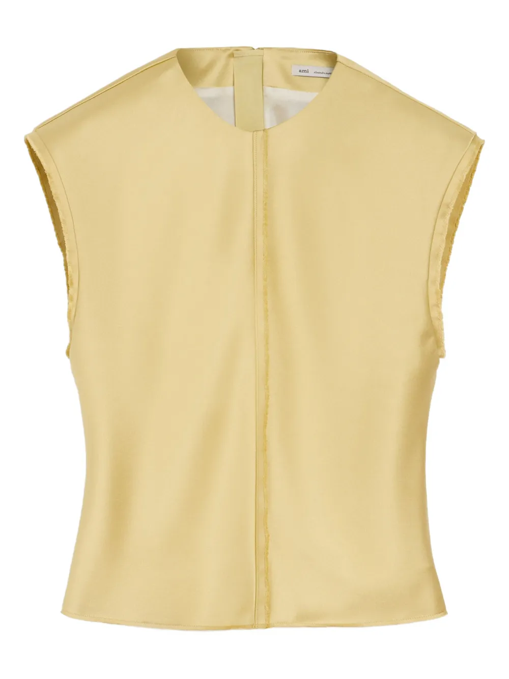 Топ с необработанными краями AMI Paris, зеленый
Топ с необработанными краями AMI Paris, зеленый