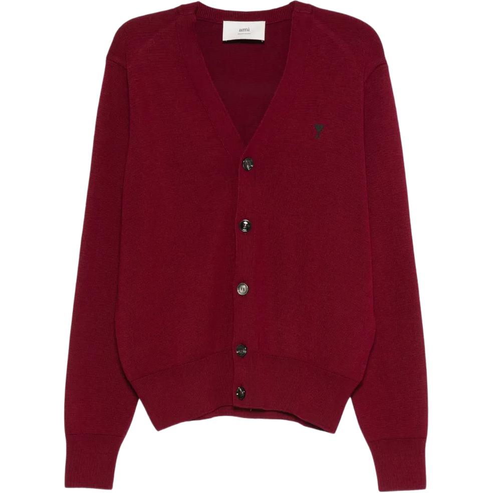 Кардиган Ami Paris с пуговицами спереди и вышитым логотипом AMIPARIS, красный
Кардиган Ami Paris с пуговицами спереди и вышитым логотипом AMIPARIS, красный