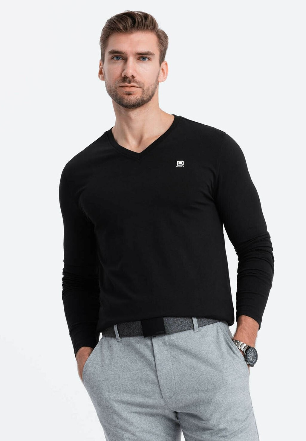 Футболка с длинным рукавом Ombre, черная
Футболка с длинным рукавом Ombre, черная