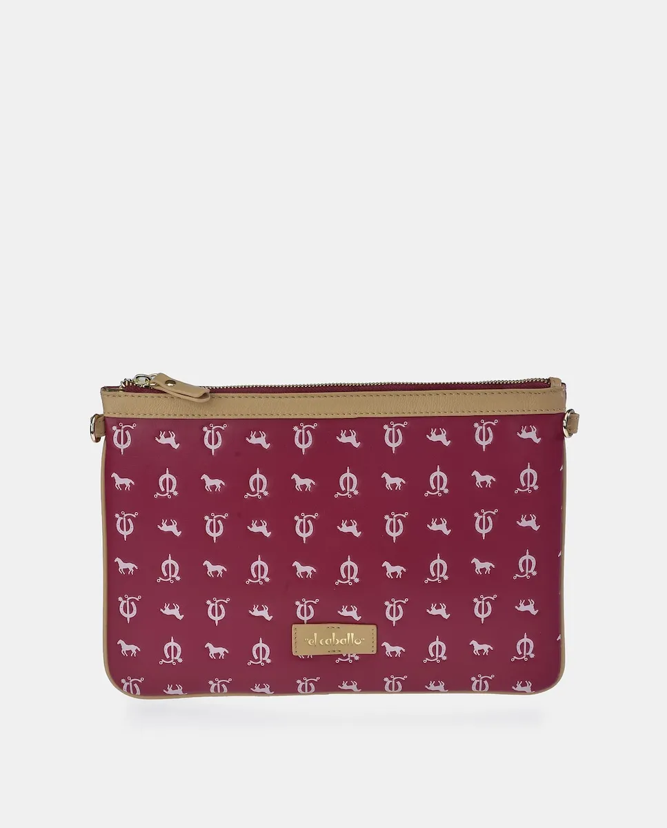 Женская сумка через плечо из кожи и холста El Caballo, фуксия
Женская сумка через плечо из кожи и холста El Caballo, фуксия