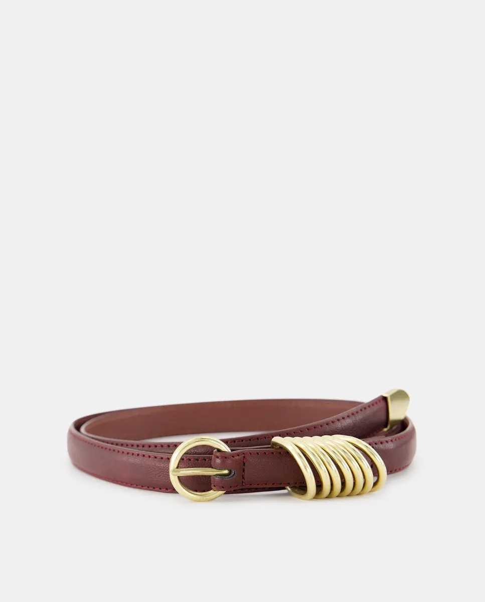 Женский пояс однотонный Jo & Mr. Joe, бордовый
Женский пояс однотонный Jo & Mr. Joe, бордовый