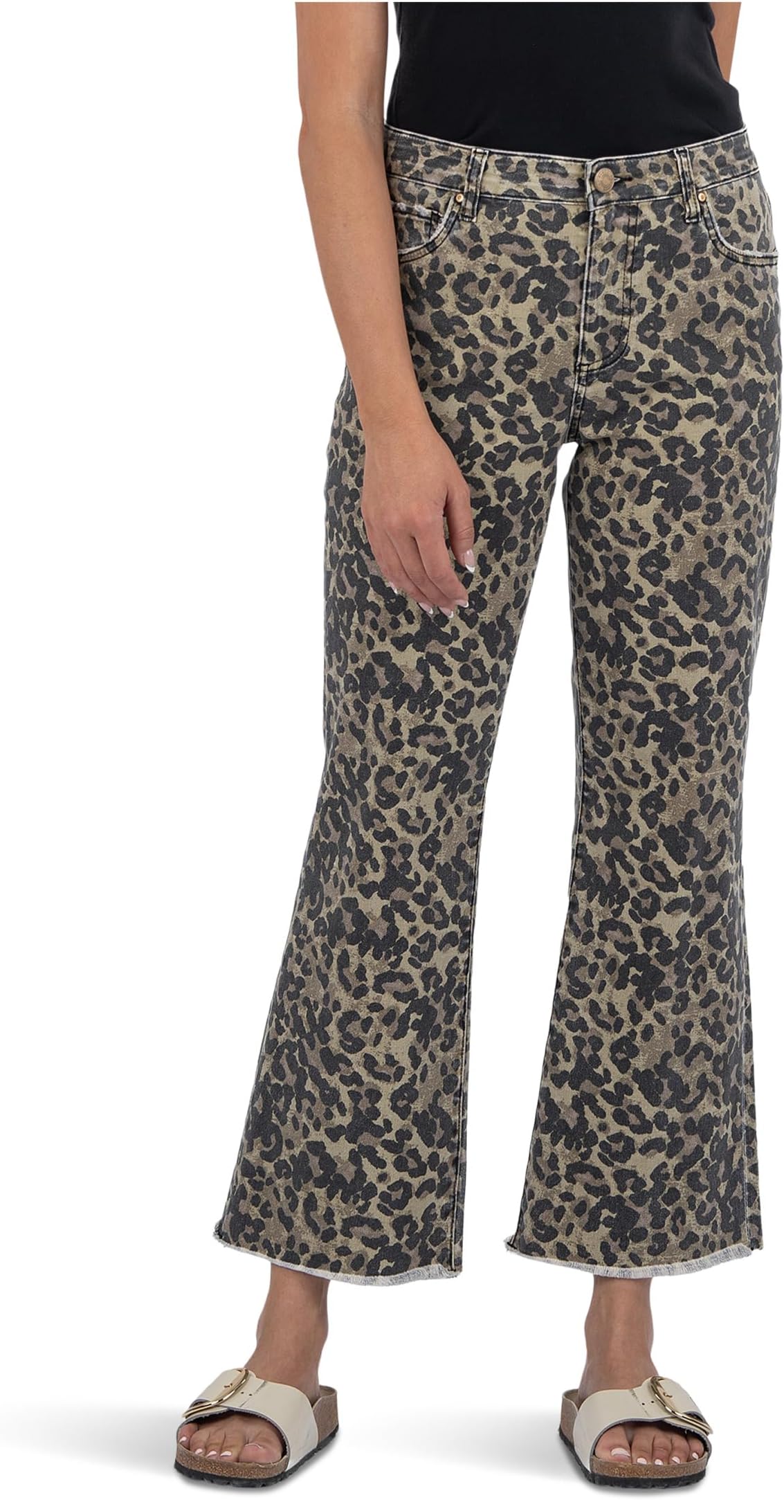 Джинсы KUT from the Kloth Kelsey High Rise Ankle Flare With Raw Hem, Sage
Джинсы KUT from the Kloth Kelsey High Rise Ankle Flare With Raw Hem, Sage