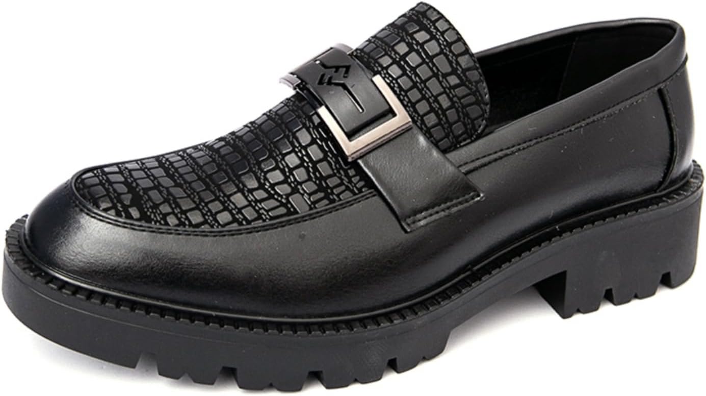 Мужские лоферы с текстурой и узором, стильная повседневная обувь - идеально для деловых обедов, рабочих дней и ежедневных поездок Khwfjas, черный
Мужские лоферы с текстурой и узором, стильная повседневная обувь - идеально для деловых обедов, рабочих дней и ежедневных поездок Khwfjas, черный