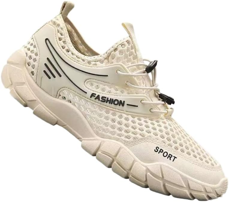 Мужские спортивные кроссовки из дышащей сетки - легкие и удобные, с амортизацией и противоскользящей подошвой, подходят для ежедневной активности на открытом воздухе, повседневной носки и прогулок Fmshi, бежевый
Мужские спортивные кроссовки из дышащей сетки - легкие и удобные, с амортизацией и противоскользящей подошвой, подходят для ежедневной активности на открытом воздухе, повседневной носки и прогулок Fmshi, бежевый