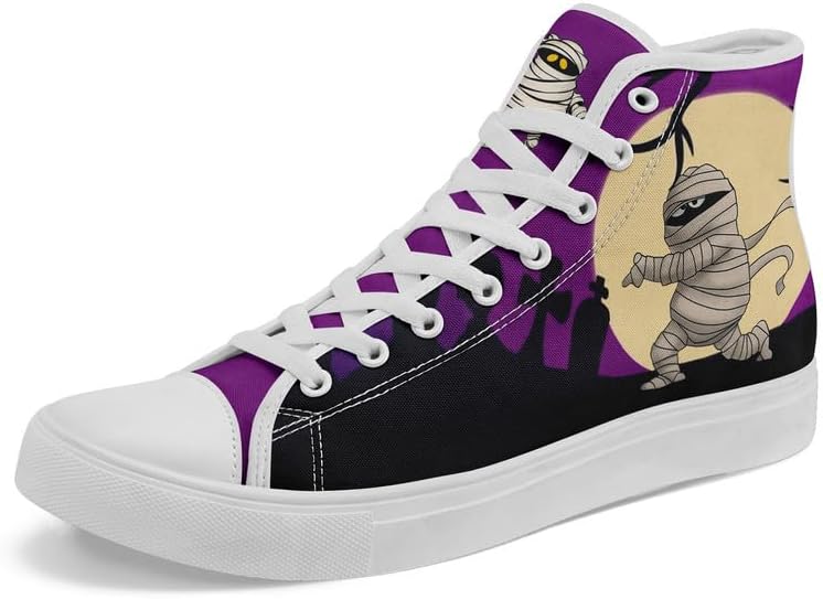 Высокие кеды AWSOLE Halloween с рисунком тыквы из канвы для мужчин и женщин, модная праздничная обувь унисекс с плоской подошвой, привидение, череп, стильная обувь, белый/черный/фиолетовый/бежевый
Высокие кеды AWSOLE Halloween с рисунком тыквы из канвы для мужчин и женщин, модная праздничная обувь унисекс с плоской подошвой, привидение, череп, стильная обувь, белый/черный/фиолетовый/бежевый