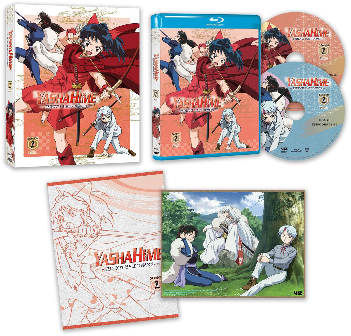 Blu-Ray диск Yashahime Princess Half-Demon Season 2 Part 1 Limited Edition Blu-ray
Blu-Ray диск Yashahime Princess Half-Demon Season 2 Part 1 Limited Edition Blu-ray
