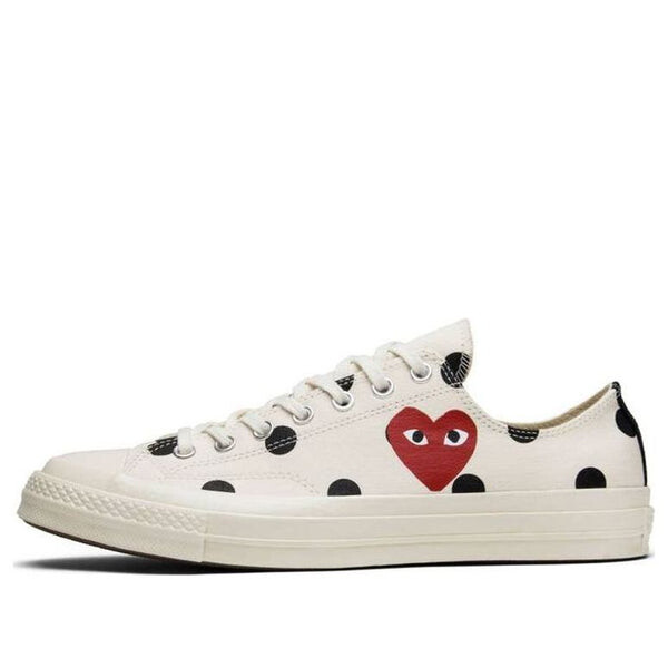 Кроссовки x comme des garcons play chuck 70 low 'white polka dot' Converse, белый
Кроссовки x comme des garcons play chuck 70 low 'white polka dot' Converse, белый