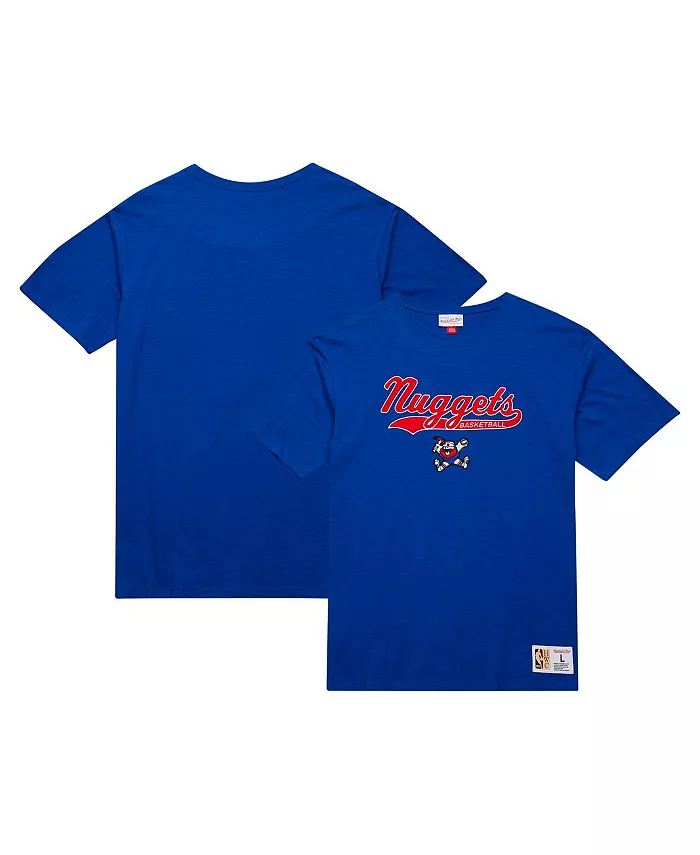Мужская футболка Royal Denver Nuggets Hardwood Classics с аппликацией из фетра и эффектом "слэб" Mitchell & Ness
Мужская футболка Royal Denver Nuggets Hardwood Classics с аппликацией из фетра и эффектом "слэб" Mitchell & Ness