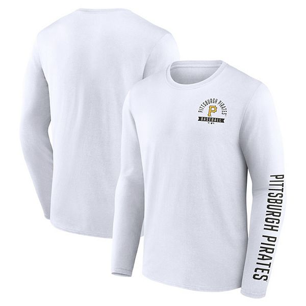 Мужская белая футболка с длинным рукавом Pittsburgh Pirates Press Box Fanatics
Мужская белая футболка с длинным рукавом Pittsburgh Pirates Press Box Fanatics