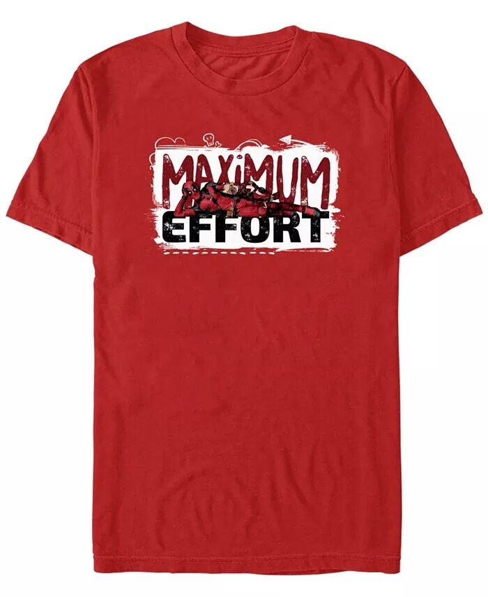 Футболка мужская Maximum Effort Deadpool Dogpool с коротким рукавом Fifth Sun, красный 
Футболка мужская Maximum Effort Deadpool Dogpool с коротким рукавом Fifth Sun, красный