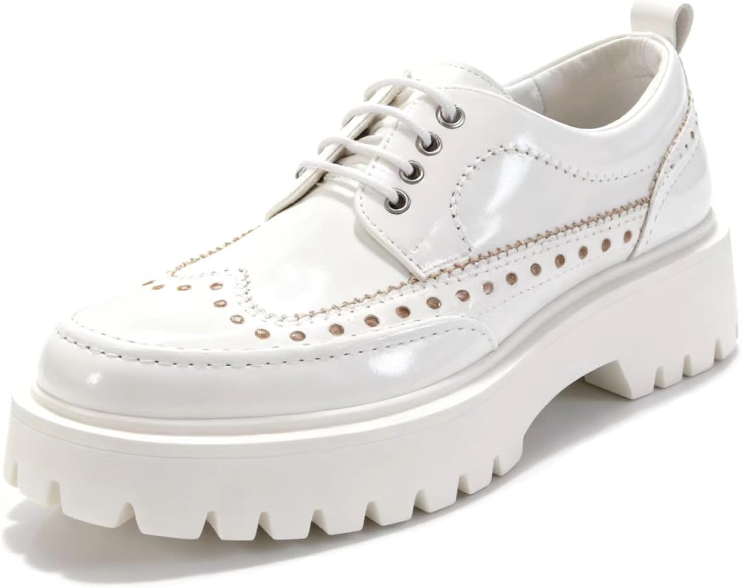 Мужские лакированные туфли на платформе с классическим круглым носком, толстой рифленой подошвой, шнуровкой Оксфорд, комфортным массивным каблуком, дерби, для повседневного и делового стиля Devileyeze, белый
Мужские лакированные туфли на платформе с классическим круглым носком, толстой рифленой подошвой, шнуровкой Оксфорд, комфортным массивным каблуком, дерби, для повседневного и делового стиля Devileyeze, белый