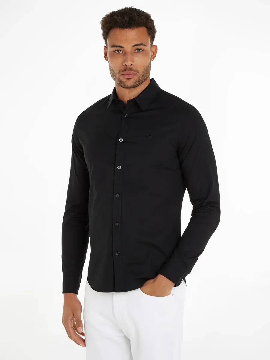 Рубашка с длинными рукавами Calvin Klein Jeans "SLIM STRETCH SHIRT", с логотипом бренда, цвет Ck Black
Рубашка с длинными рукавами Calvin Klein Jeans "SLIM STRETCH SHIRT", с логотипом бренда, цвет Ck Black