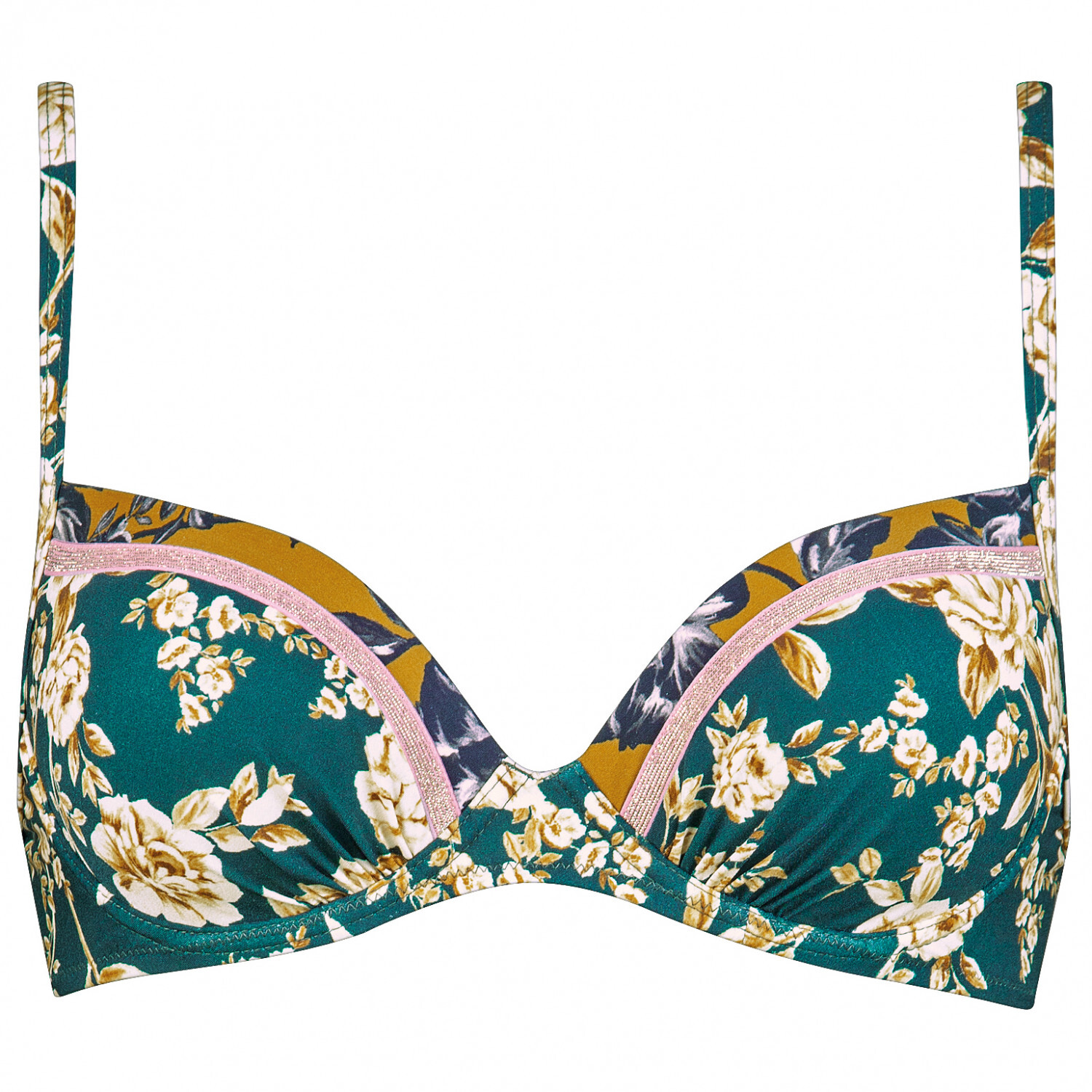 Верх бикини Watercult Women's Bikini Top Ottomane Flower 2, цвет Vintage Spring
Верх бикини Watercult Women's Bikini Top Ottomane Flower 2, цвет Vintage Spring