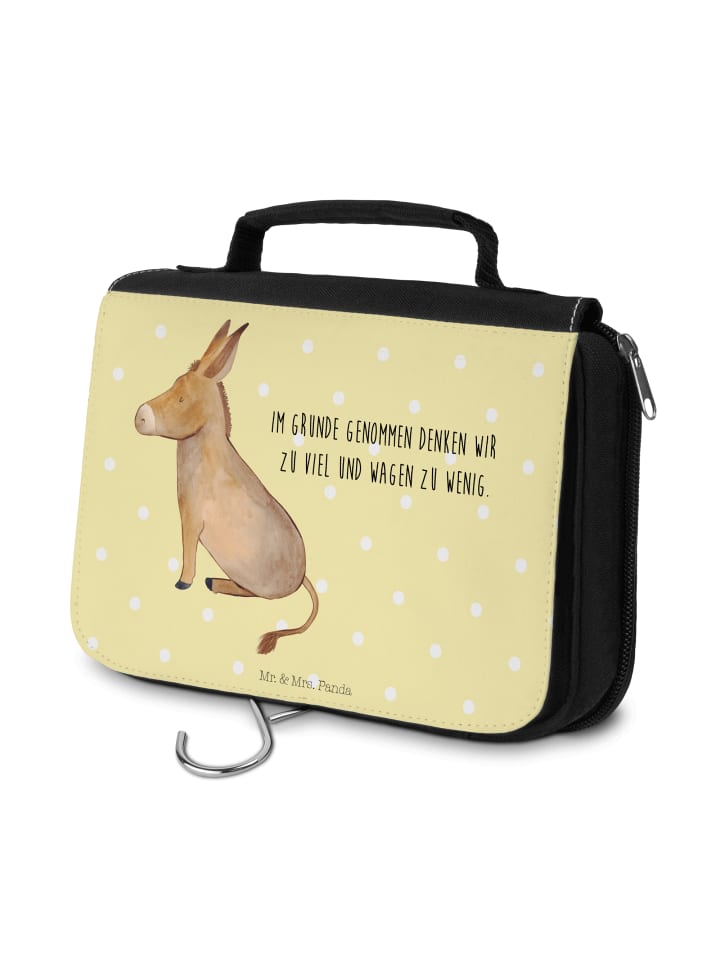 Mr. & Mrs. Panda Косметичка с изображением осла и надписью пастельно-желтого цвета
Mr. & Mrs. Panda Косметичка с изображением осла и надписью пастельно-желтого цвета