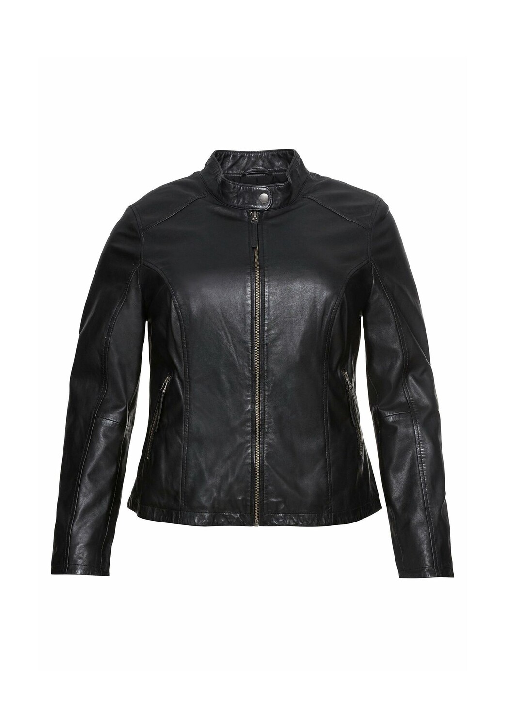 Кожаная куртка из ягненка наппа, с воротником стойкой sheego, черный
Кожаная куртка из ягненка наппа, с воротником стойкой sheego, черный