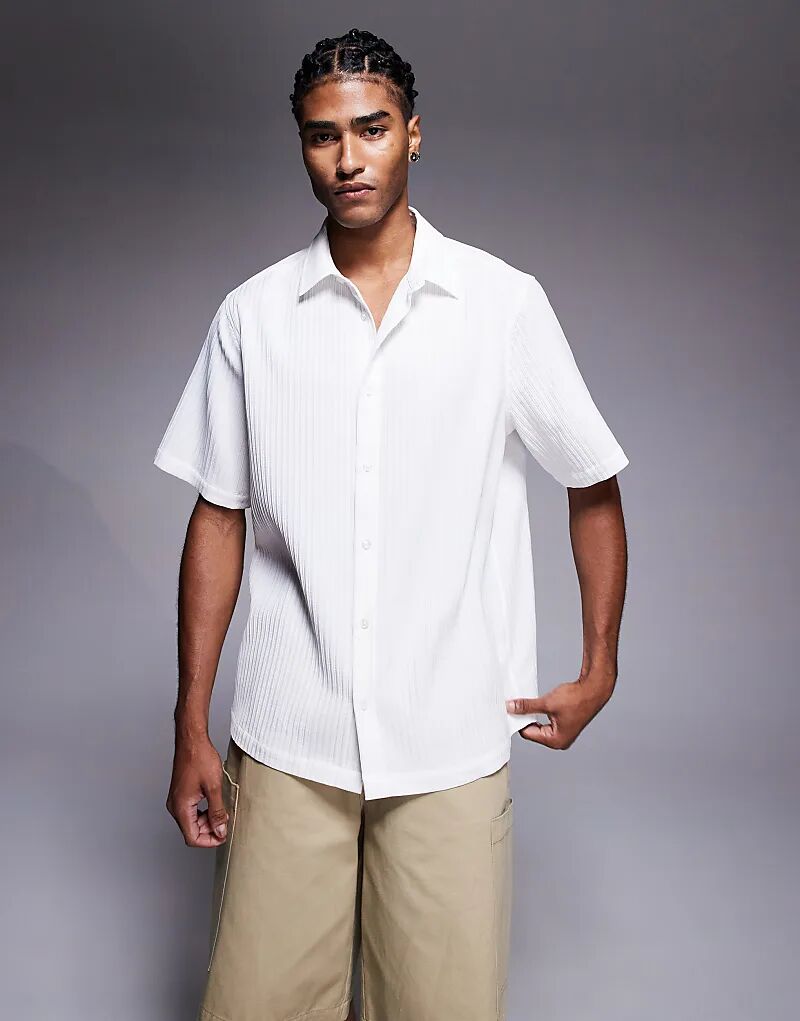 Рубашка свободного кроя ASOS DESIGN белого цвета
Рубашка свободного кроя ASOS DESIGN белого цвета