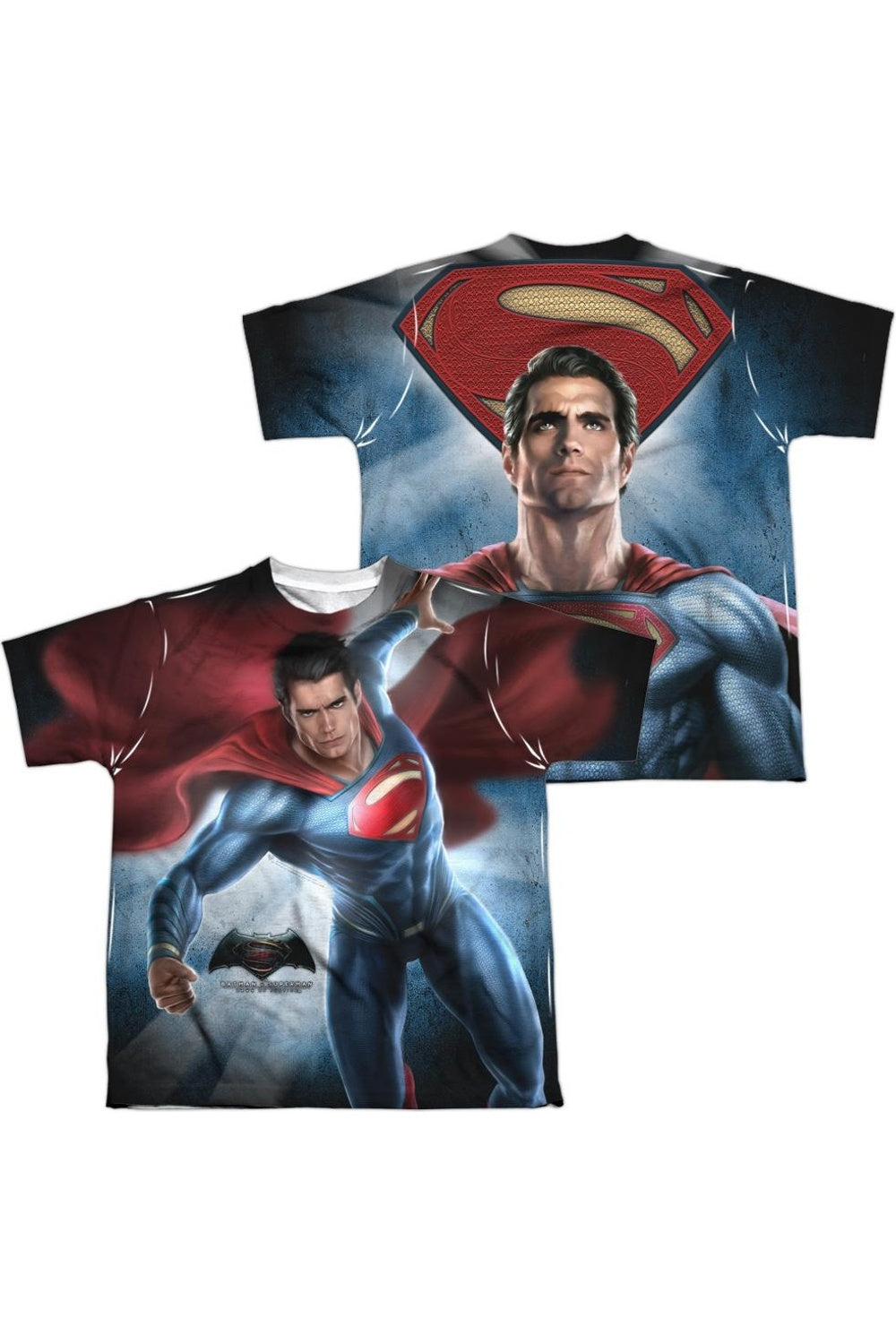 Футболка для детей с коротким рукавом Batman против Superman с принтом Супермена спереди и сзади Gildan, белый
Футболка для детей с коротким рукавом Batman против Superman с принтом Супермена спереди и сзади Gildan, белый