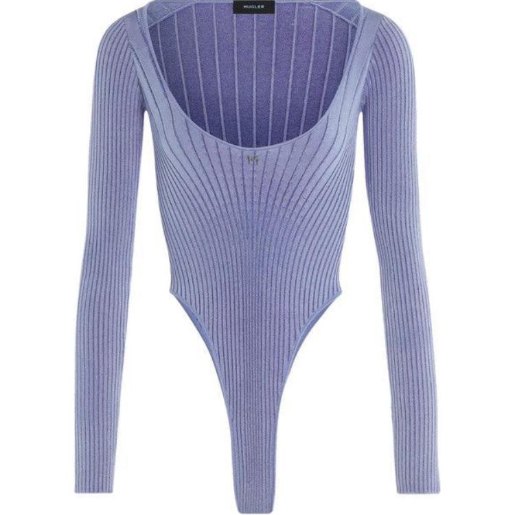 Mugler Боди 'Silver/Blue'
Mugler Боди 'Silver/Blue'