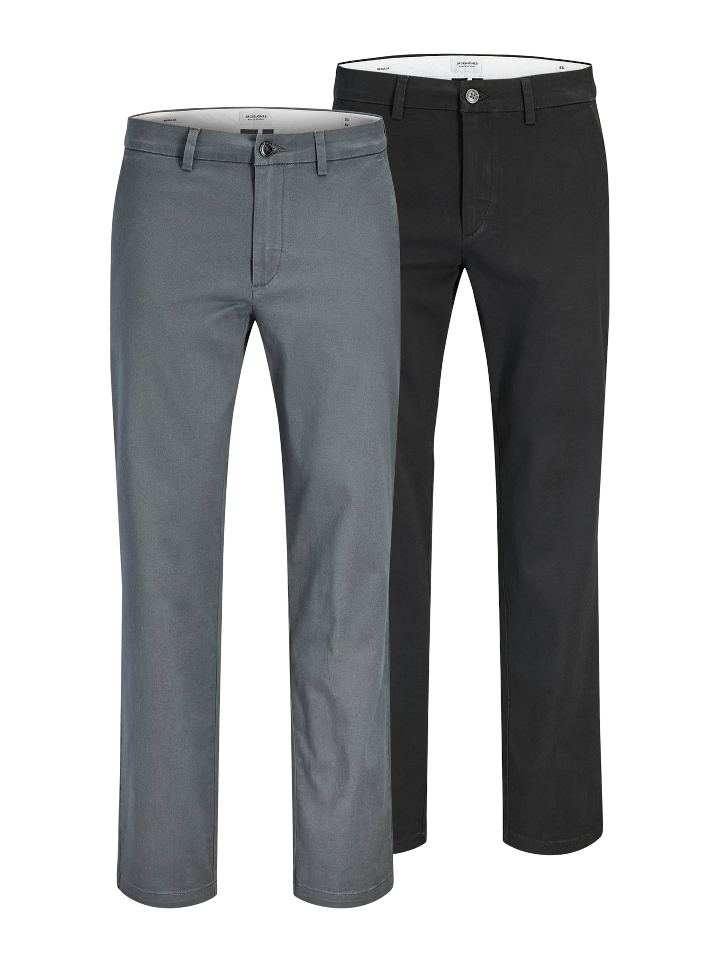 JACK & JONES Брюки чинос Regular 'JPSTOLLIE DYLAN' в сером, черном
JACK & JONES Брюки чинос Regular 'JPSTOLLIE DYLAN' в сером, черном