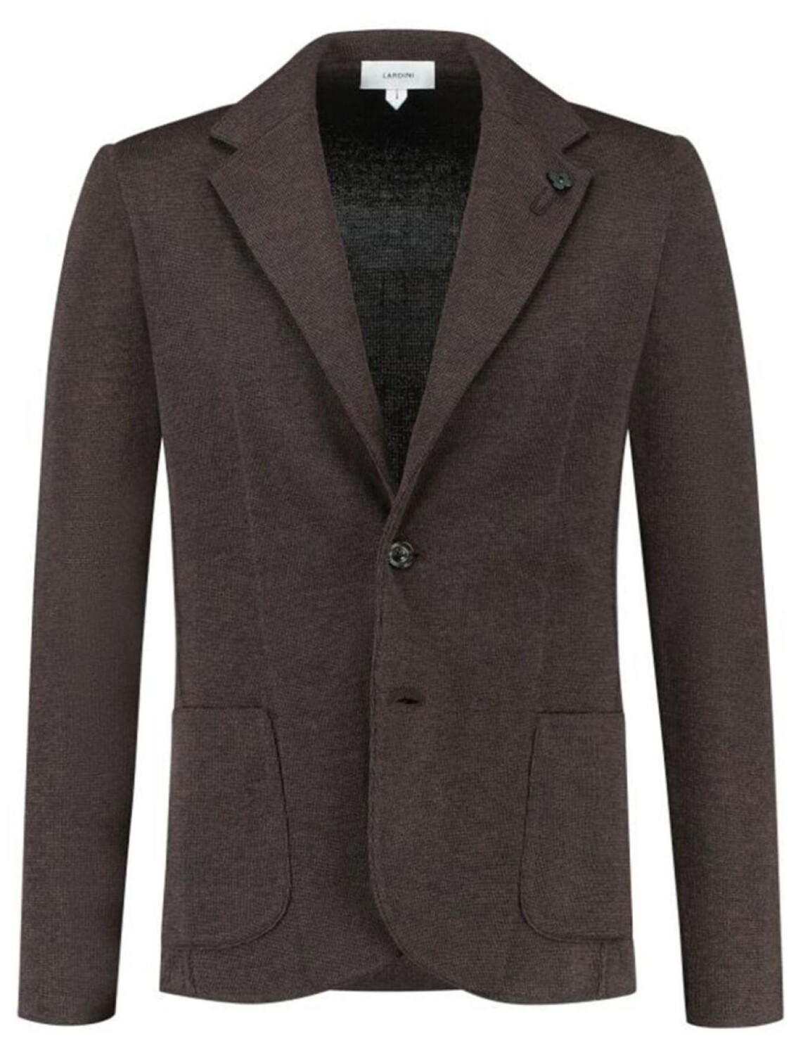 Однобортный пиджак с брошью Lardini, коричневый
Однобортный пиджак с брошью Lardini, коричневый