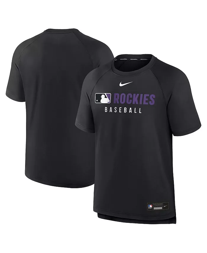 Мужская черная футболка для разминки Authentic Collection Pregame Raglan Performance с символикой Colorado Rockies Nike
Мужская черная футболка для разминки Authentic Collection Pregame Raglan Performance с символикой Colorado Rockies Nike