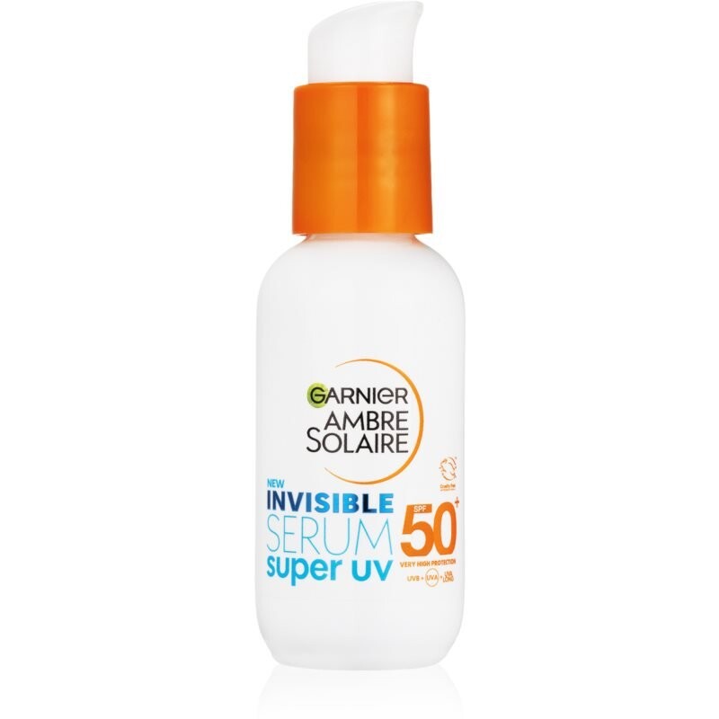 Garnier Ambre Solaire Super UV, Легкая сыворотка с высокой УФ-защитой SPF 50+, 30 мл
Garnier Ambre Solaire Super UV, Легкая сыворотка с высокой УФ-защитой SPF 50+, 30 мл