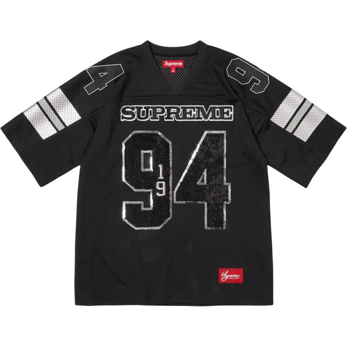 Футболка с пайетками Supreme, черный
Футболка с пайетками Supreme, черный