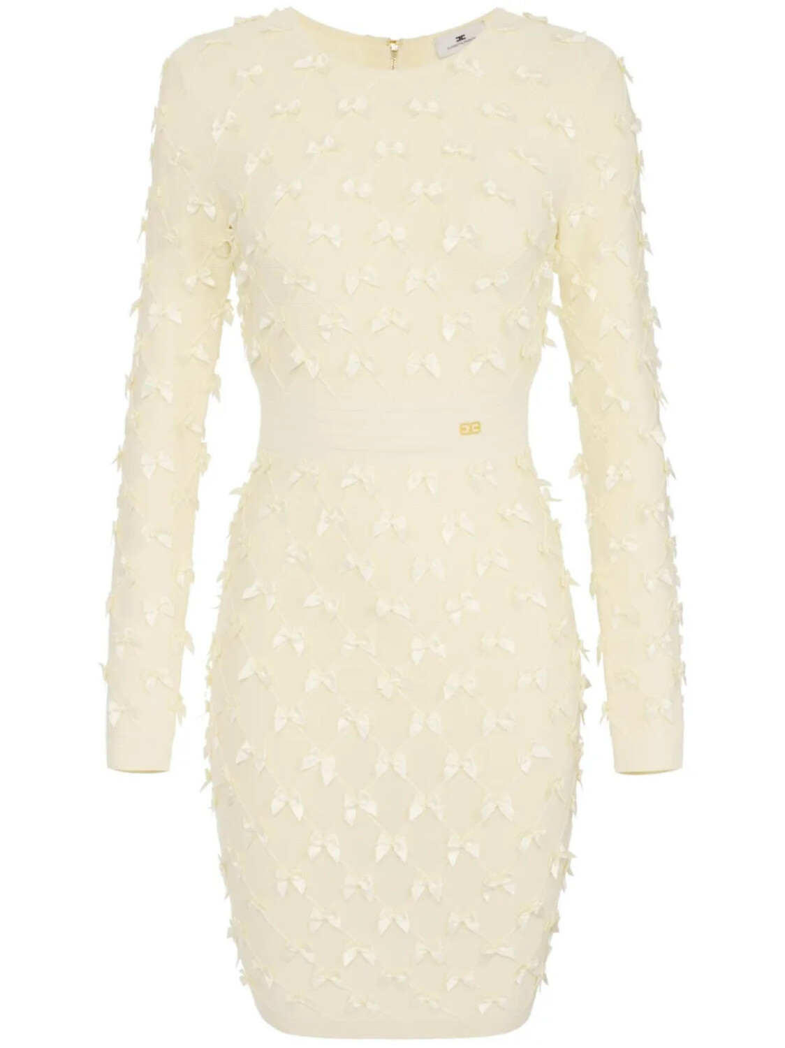 Платье миди Elisabetta Franchi с бантом, желтый 
Платье миди Elisabetta Franchi с бантом, желтый