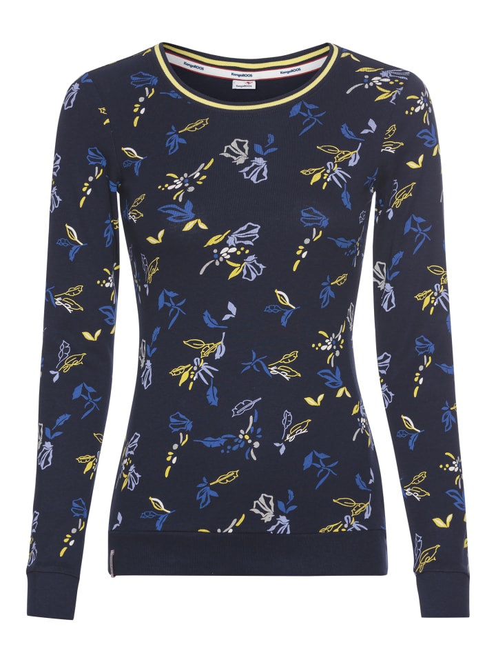 Рубашка с длинными рукавами темно-синего и разноцветного цветов. Kangaroos
Рубашка с длинными рукавами темно-синего и разноцветного цветов. Kangaroos