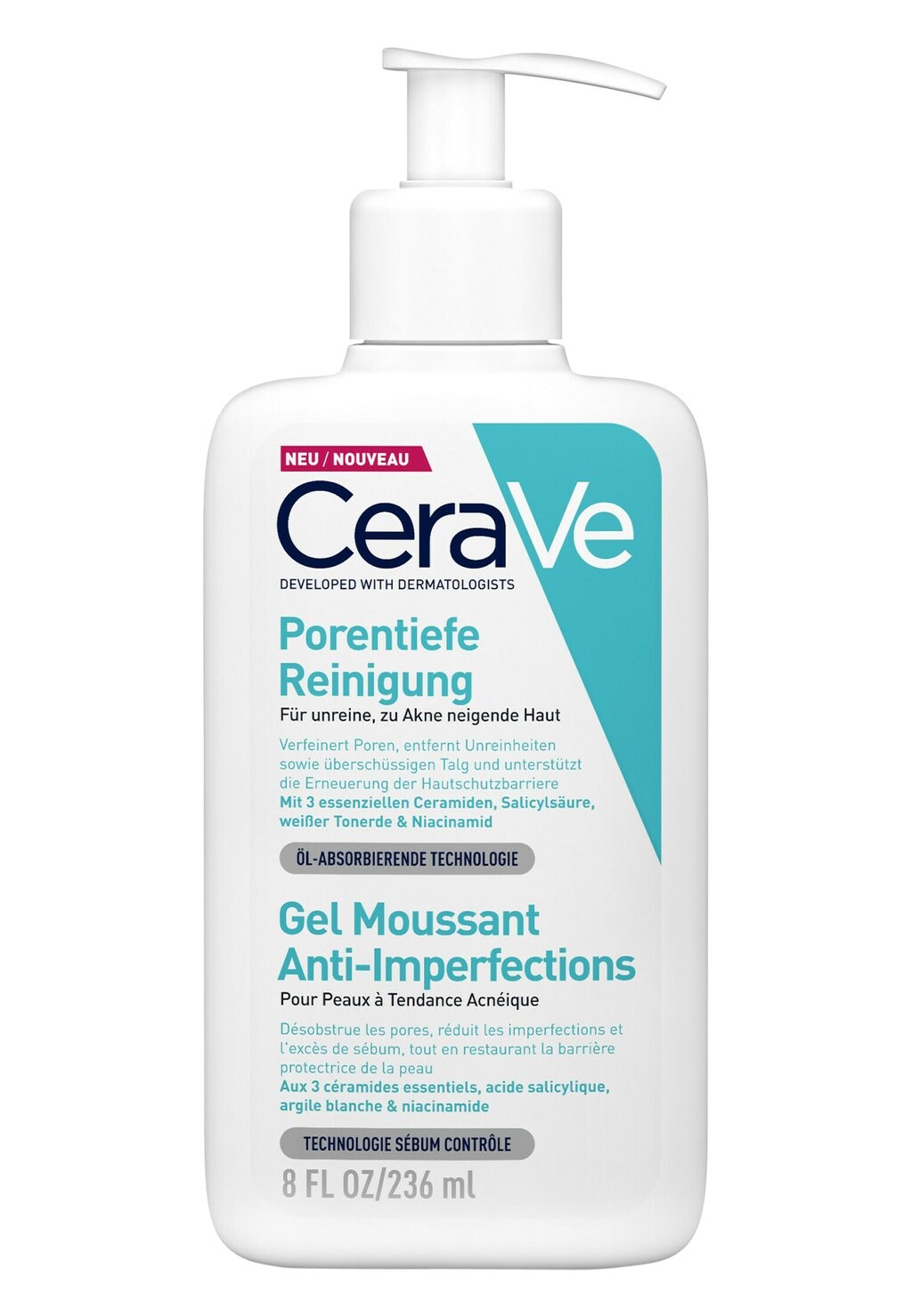 Средства для очищения лица PORENTIEFE REINIGUNG: SCHÄUMENDES REINIGUNGSGEL MIT SALICYLSÄURE FÜR DAS GESICHT BEI UNREINER UND ZU AKNE HAUT CeraVe, цвет white
Средства для очищения лица PORENTIEFE REINIGUNG: SCHÄUMENDES REINIGUNGSGEL MIT SALICYLSÄURE FÜR DAS GESICHT BEI UNREINER UND ZU AKNE HAUT CeraVe, цвет white
