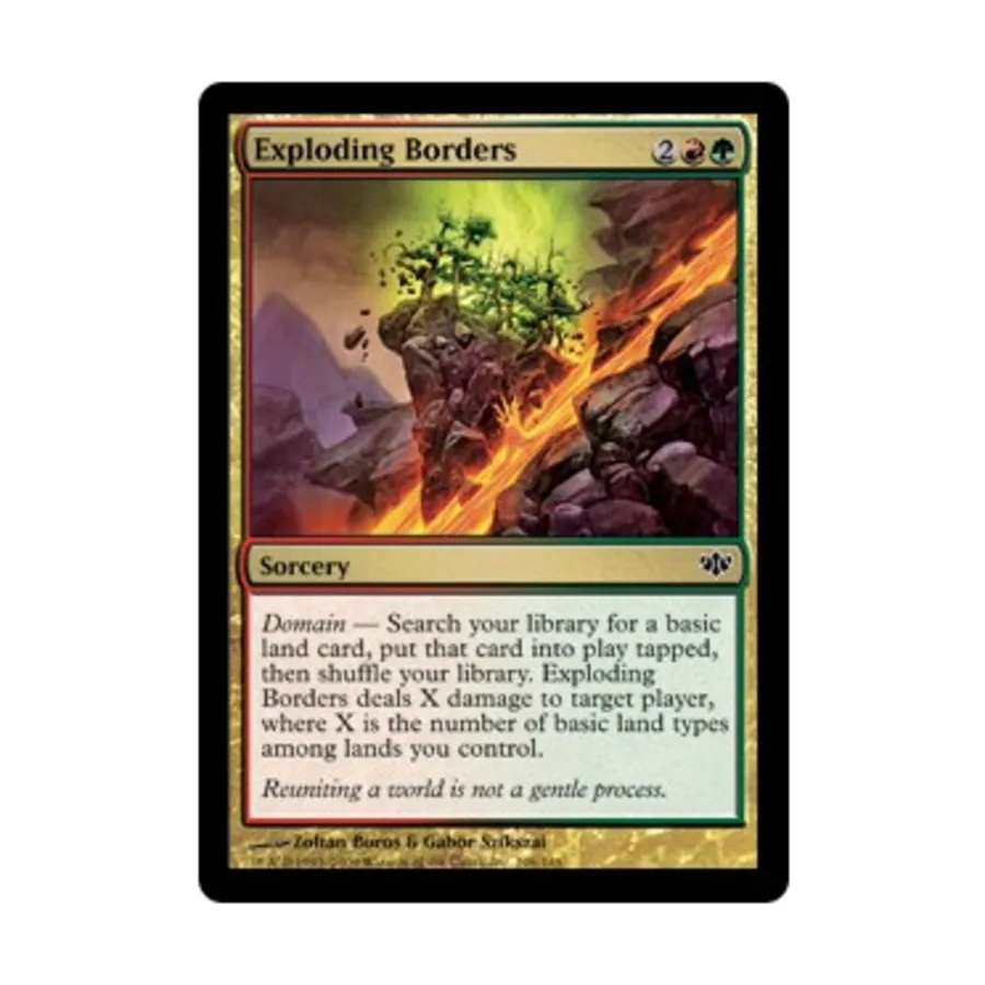 CCG Взрывающиеся границы (С), MTG - Conflux
CCG Взрывающиеся границы (С), MTG - Conflux