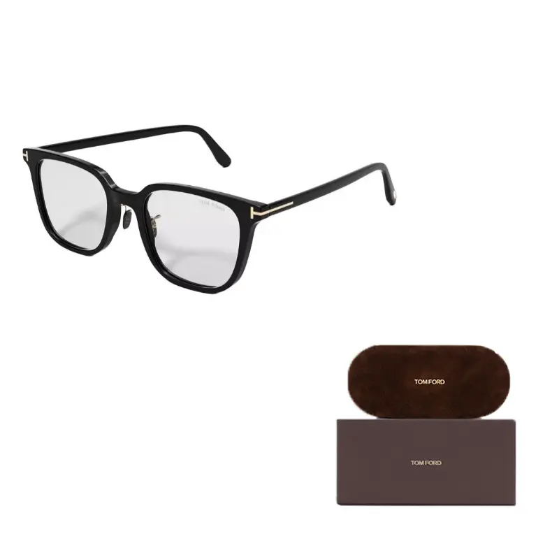 TOM FORD Квадратная оправа для очков унисекс черная, Black