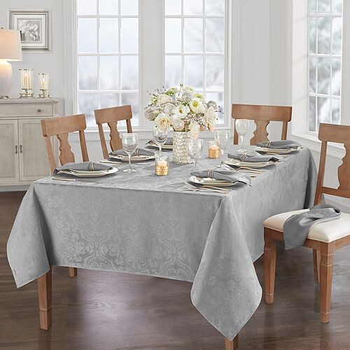 Продолговатая скатерть Elrene Caiden Elegance Damask, 60 x 144 дюйма Elrene Home Fashions, цвет Silver
Продолговатая скатерть Elrene Caiden Elegance Damask, 60 x 144 дюйма Elrene Home Fashions, цвет Silver