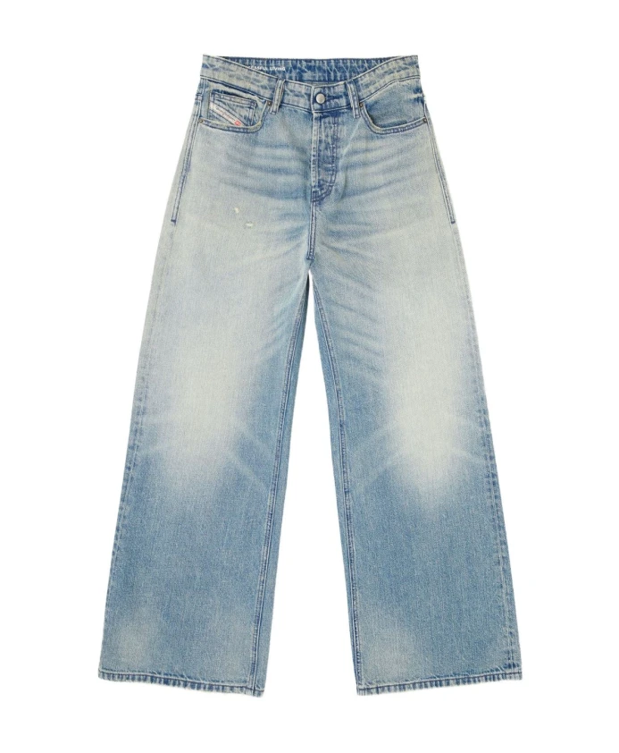 Джинсы с эффектом потертости светло-голубого цвета Diesel, синий
Джинсы с эффектом потертости светло-голубого цвета Diesel, синий
