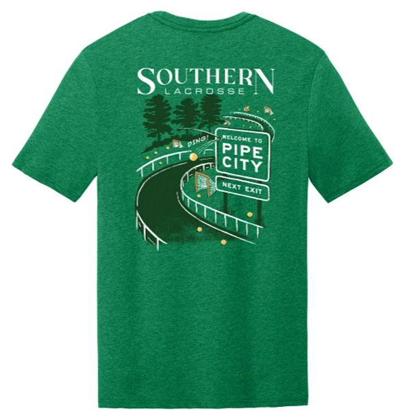 Футболка с коротким рукавом Pipe city Southern Lacrosse
Футболка с коротким рукавом Pipe city Southern Lacrosse