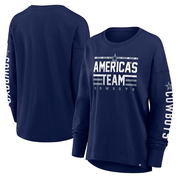 Женская футболка с длинным рукавом Dallas Cowboys Hometown Legacy в темно-синем цвете Fanatics
Женская футболка с длинным рукавом Dallas Cowboys Hometown Legacy в темно-синем цвете Fanatics