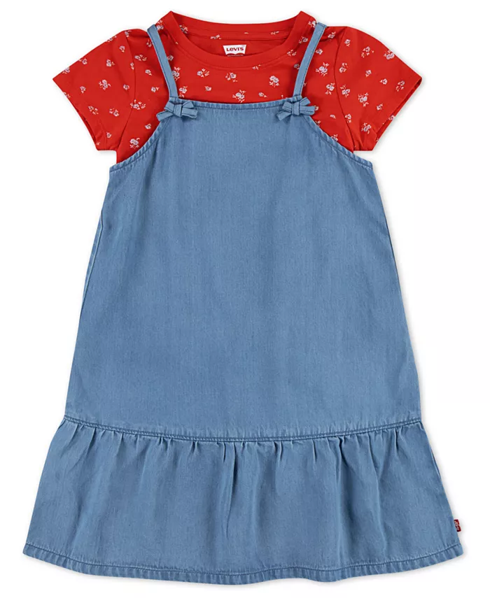 Платье с футболкой для девочек, 2 предмета Levi's
Платье с футболкой для девочек, 2 предмета Levi's