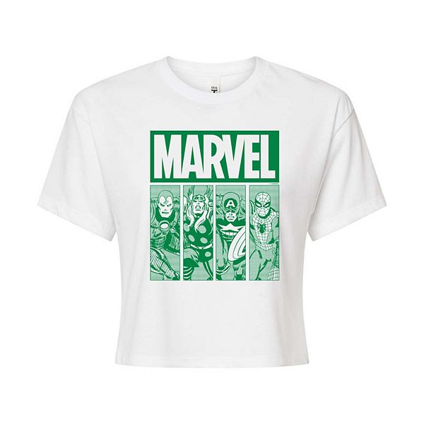 Детская укороченная футболка с принтом Marvel
Детская укороченная футболка с принтом Marvel