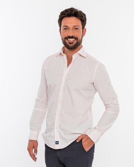 Мужская мягкая узкая рубашка из однотонного хлопка светло-цвета Wickett Jones, розовый
Мужская мягкая узкая рубашка из однотонного хлопка светло-цвета Wickett Jones, розовый