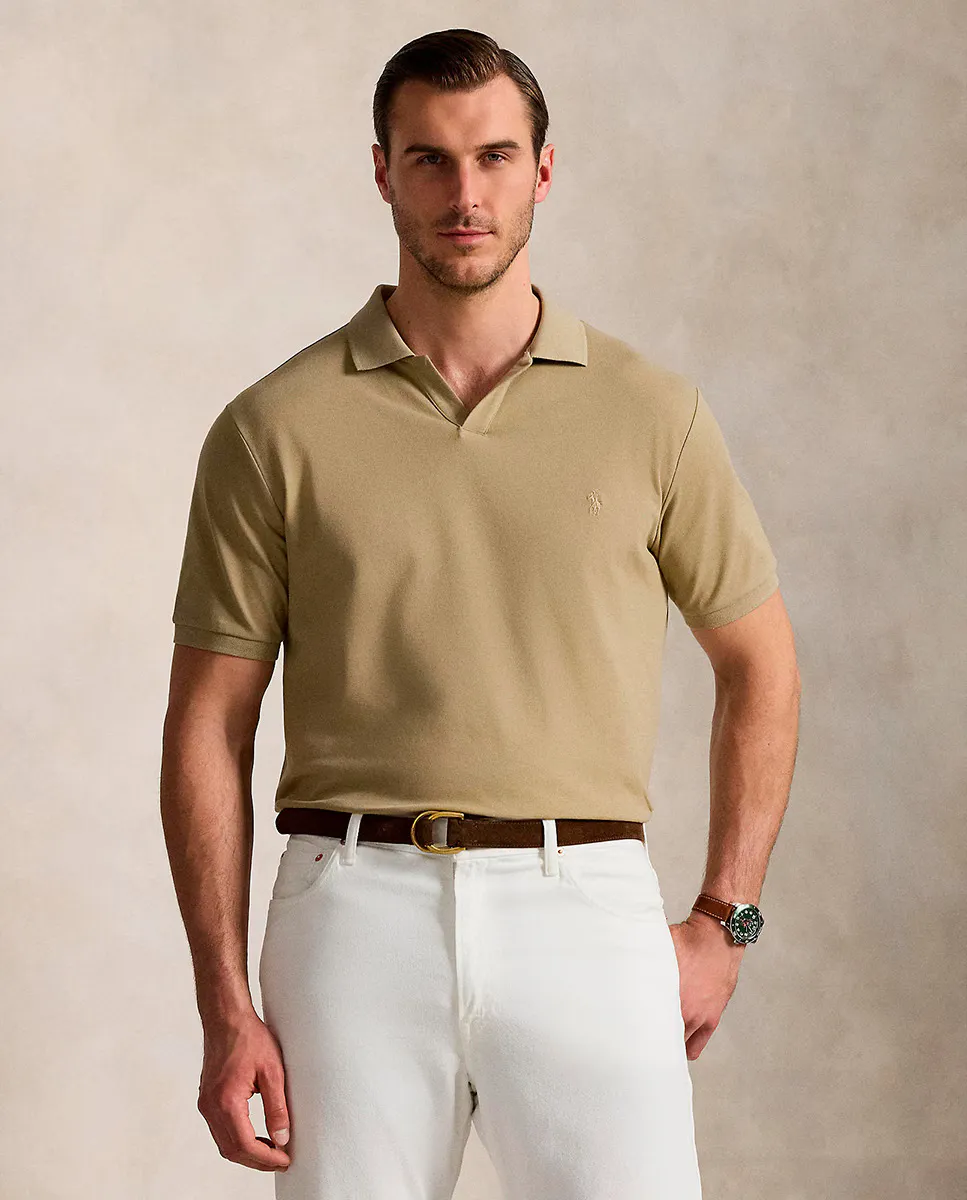 Мужская стрейчевая хлопковая рубашка поло Classic fit plus sizes Polo Ralph Lauren, бежевый
Мужская стрейчевая хлопковая рубашка поло Classic fit plus sizes Polo Ralph Lauren, бежевый
