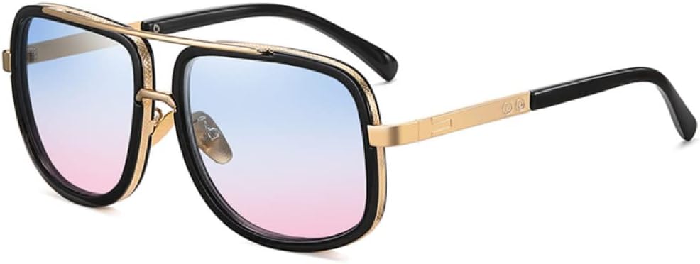 MUTYNE Роскошные солнцезащитные очки для мужчин, винтажные квадратные солнцезащитные очки для женщин, антибликовые очки для вождения, очки в стиле стимпанк для дам, C4blue Pink
MUTYNE Роскошные солнцезащитные очки для мужчин, винтажные квадратные солнцезащитные очки для женщин, антибликовые очки для вождения, очки в стиле стимпанк для дам, C4blue Pink