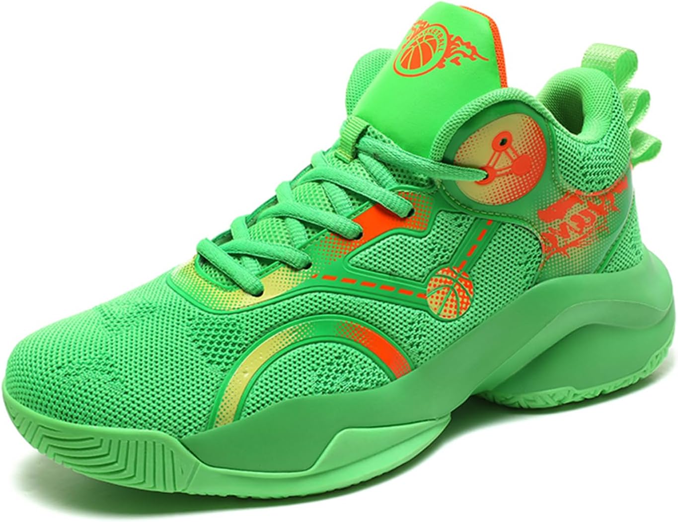 Мужские модные высокие баскетбольные кроссовки с противоскользящей амортизацией, модные кроссовки для бега, легкая тренировочная спортивная обувь Abborora, зеленый
Мужские модные высокие баскетбольные кроссовки с противоскользящей амортизацией, модные кроссовки для бега, легкая тренировочная спортивная обувь Abborora, зеленый