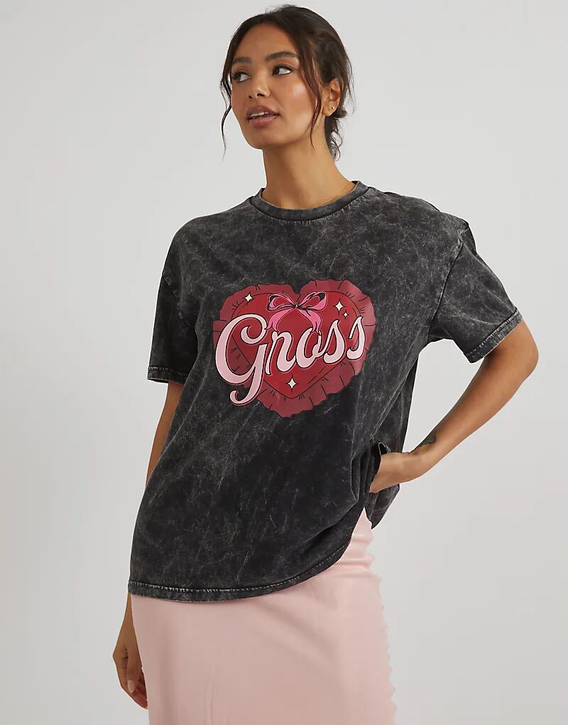 Футболка Skinnydip London Gross с кислотной стиркой серого цвета
Футболка Skinnydip London Gross с кислотной стиркой серого цвета