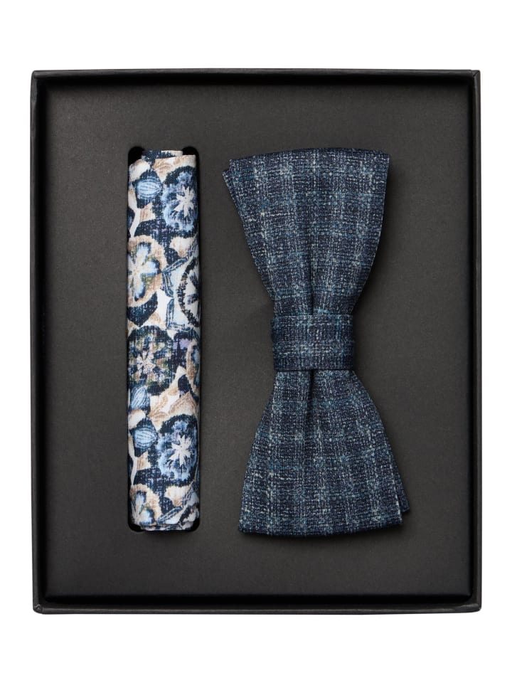 Venti Галстук-бабочка темно-синего цвета
Venti Галстук-бабочка темно-синего цвета