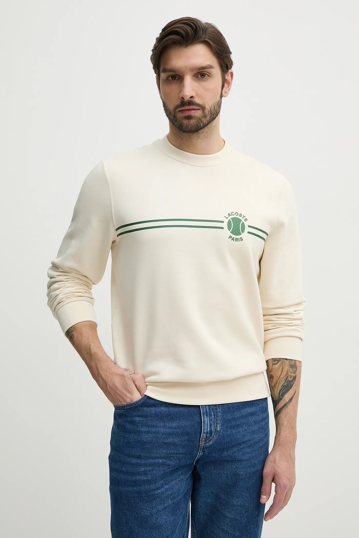 Толстовка Lacoste, бежевый
Толстовка Lacoste, бежевый