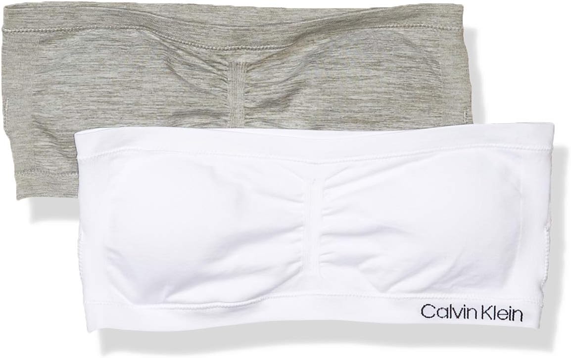 Набор бесшовных бюстгальтеров-бандо для девочек Calvin Klein Girls, White/Heather Grey
Набор бесшовных бюстгальтеров-бандо для девочек Calvin Klein Girls, White/Heather Grey