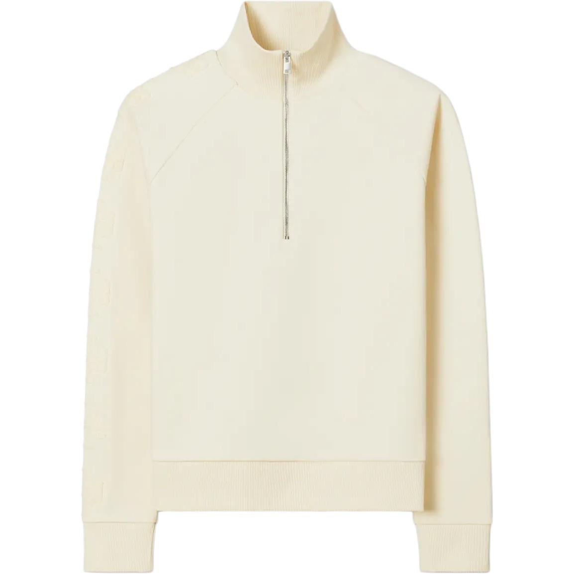 Tory Burch Женская толстовка, цвет слоновой кости, умеренный оттенок
Tory Burch Женская толстовка, цвет слоновой кости, умеренный оттенок