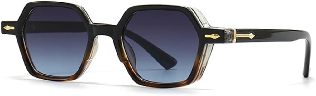 Популярные модные солнцезащитные очки в форме маленького многоугольника и квадрата для женщин, градиентные, с защитой от УФ-излучения UV400, для мужчин, с декоративными заклепками UATXTAU, Black Gray Blue
Популярные модные солнцезащитные очки в форме маленького многоугольника и квадрата для женщин, градиентные, с защитой от УФ-излучения UV400, для мужчин, с декоративными заклепками UATXTAU, Black Gray Blue