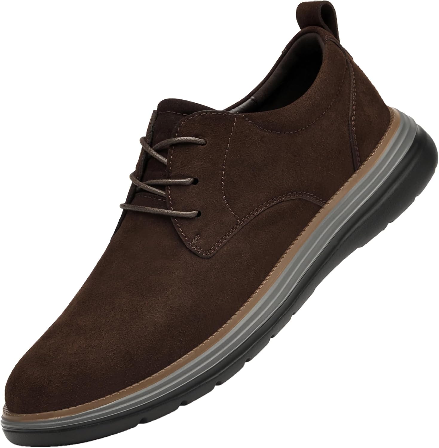 Мужские кроссовки из кожи для повседневной носки, прогулок, с противоскользящей и износостойкой подошвой, легкие Laximu, коричневый
Мужские кроссовки из кожи для повседневной носки, прогулок, с противоскользящей и износостойкой подошвой, легкие Laximu, коричневый