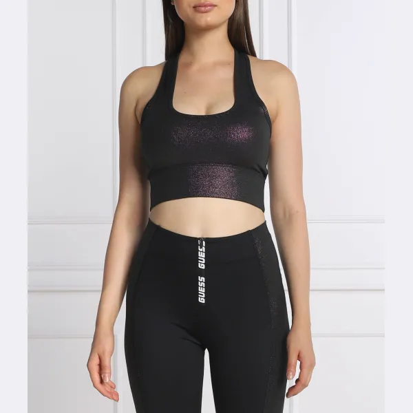 Облегающий топ Guess, черный
Облегающий топ Guess, черный